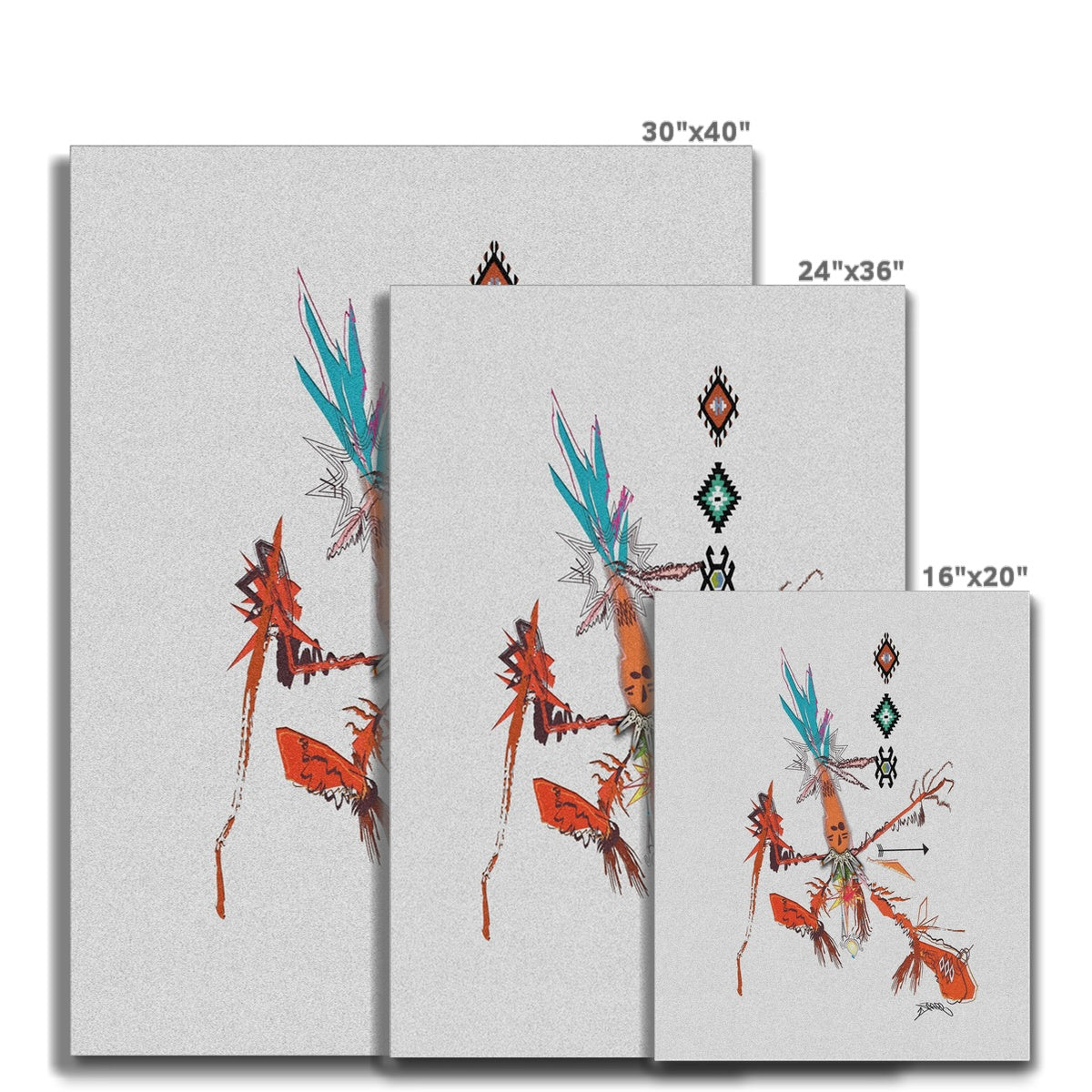 Searcher Canvas all sizes by Check Republic