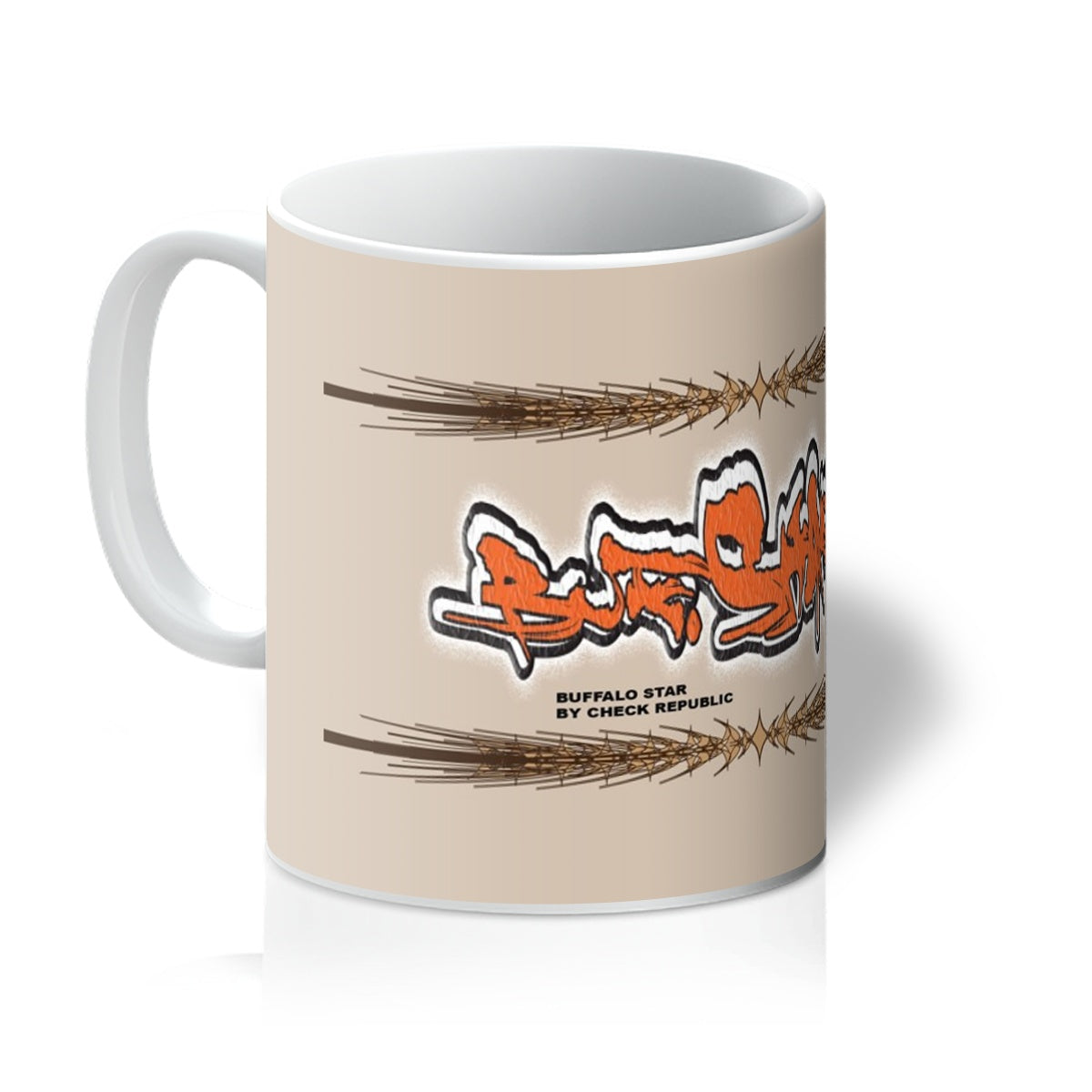 Buf Star Logo Mug Left Side by Check Republic
